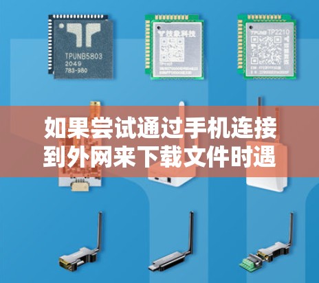 如果尝试通过手机连接到外网来下载文件时遇到无法连接到目标服务器的问题，以下是一步步的解决方案