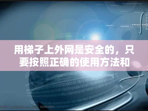 用梯子上外网是安全的，只要按照正确的使用方法和安全措施进行，可以确保上外网的安全。以下是详细的安全建议