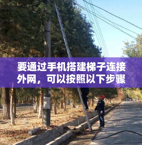 要通过手机搭建梯子连接外网，可以按照以下步骤进行