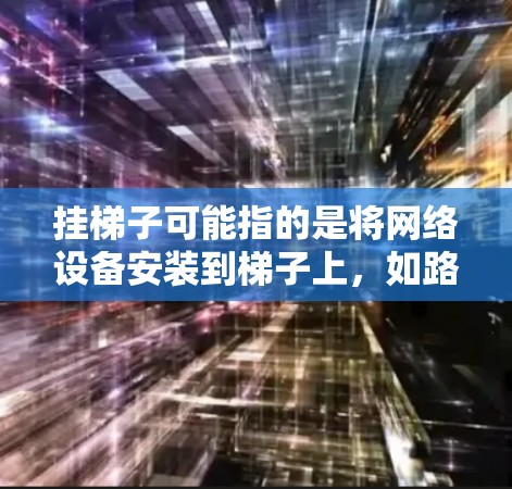 挂梯子可能指的是将网络设备安装到梯子上，如路由器或网线，连接到互联网。维护管理包括