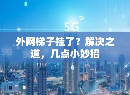 外网梯子挂了？解决之道，几点小妙招