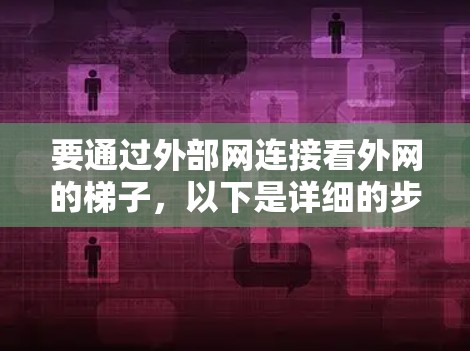 要通过外部网连接看外网的梯子，以下是详细的步骤