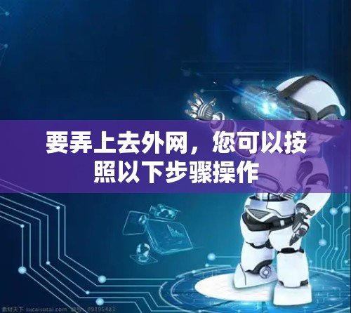 要弄上去外网，您可以按照以下步骤操作
