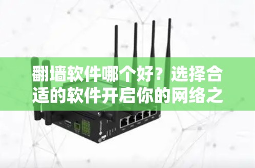翻墙软件哪个好？选择合适的软件开启你的网络之旅