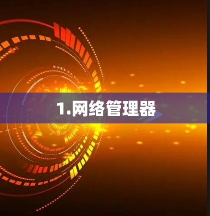 1.网络管理器