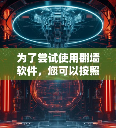 为了尝试使用翻墙软件，您可以按照以下步骤进行