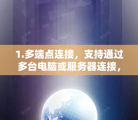 1.多端点连接，支持通过多台电脑或服务器连接，用户可以在不访问特定网站的情况下连接到目标网站