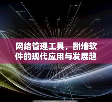 网络管理工具，翻墙软件的现代应用与发展趋势
