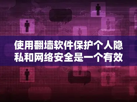 使用翻墙软件保护个人隐私和网络安全是一个有效的方法。以下是一个详细的步骤指南