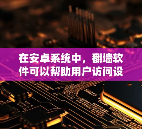 在安卓系统中，翻墙软件可以帮助用户访问设备上的内容，无需直接连接到互联网。以下是使用不同安卓设备和手机的翻墙软件的步骤指南