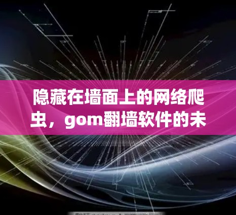 隐藏在墙面上的网络爬虫，gom翻墙软件的未来