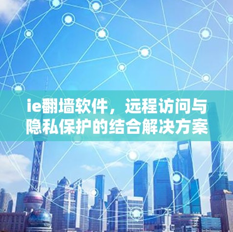 ie翻墙软件，远程访问与隐私保护的结合解决方案
