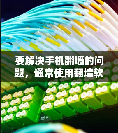 要解决手机翻墙的问题，通常使用翻墙软件可以帮助你访问无法访问的网站。以下是一些常见的翻墙软件及其特点