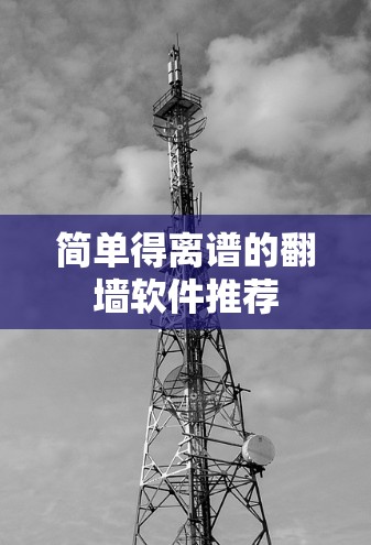 简单得离谱的翻墙软件推荐