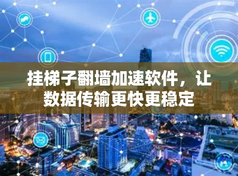 挂梯子翻墙加速软件，让数据传输更快更稳定