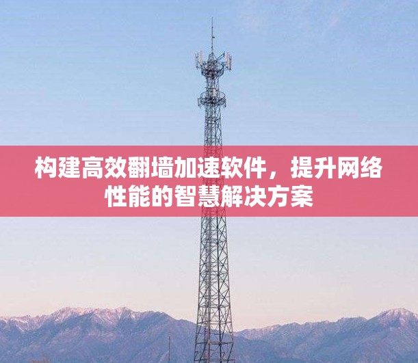 构建高效翻墙加速软件，提升网络性能的智慧解决方案