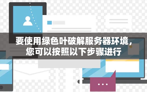 要使用绿色叶破解服务器环境，您可以按照以下步骤进行