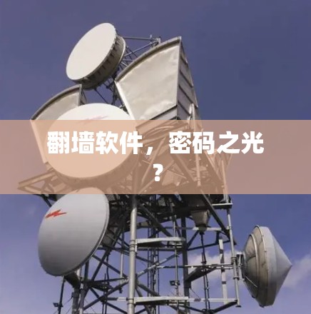 翻墙软件，密码之光？