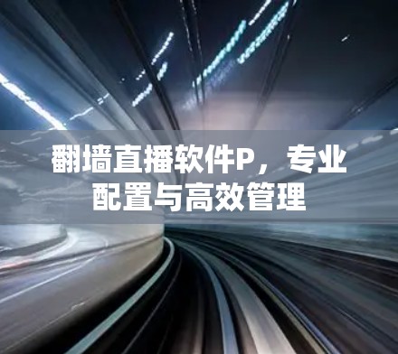 翻墙直播软件P，专业配置与高效管理