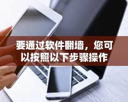 要通过软件翻墙，您可以按照以下步骤操作