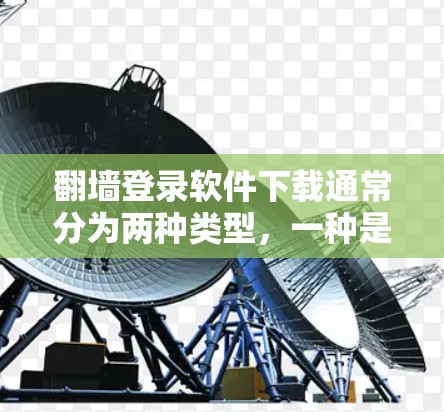 翻墙登录软件下载通常分为两种类型，一种是通过软件下载并安装进行翻墙登录，另一种是直接通过网站或应用进行登录。以下是一些常见且常用的翻墙登录软件及其下载方法