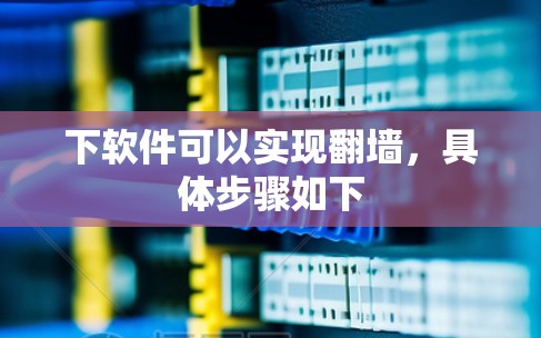 下软件可以实现翻墙，具体步骤如下